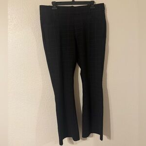 Black Checkered Dress Pants